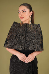 Black Embellished Top Bottom Set4798 video